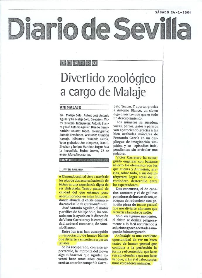 Críticas de Animalaje — imagen 1