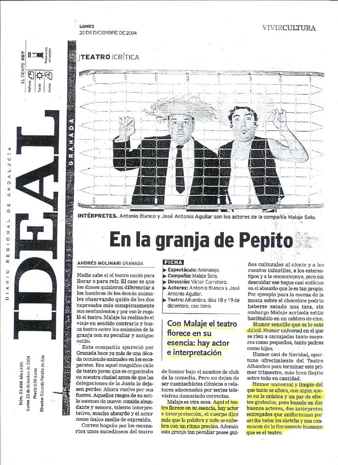 Críticas de Animalaje — imagen 4