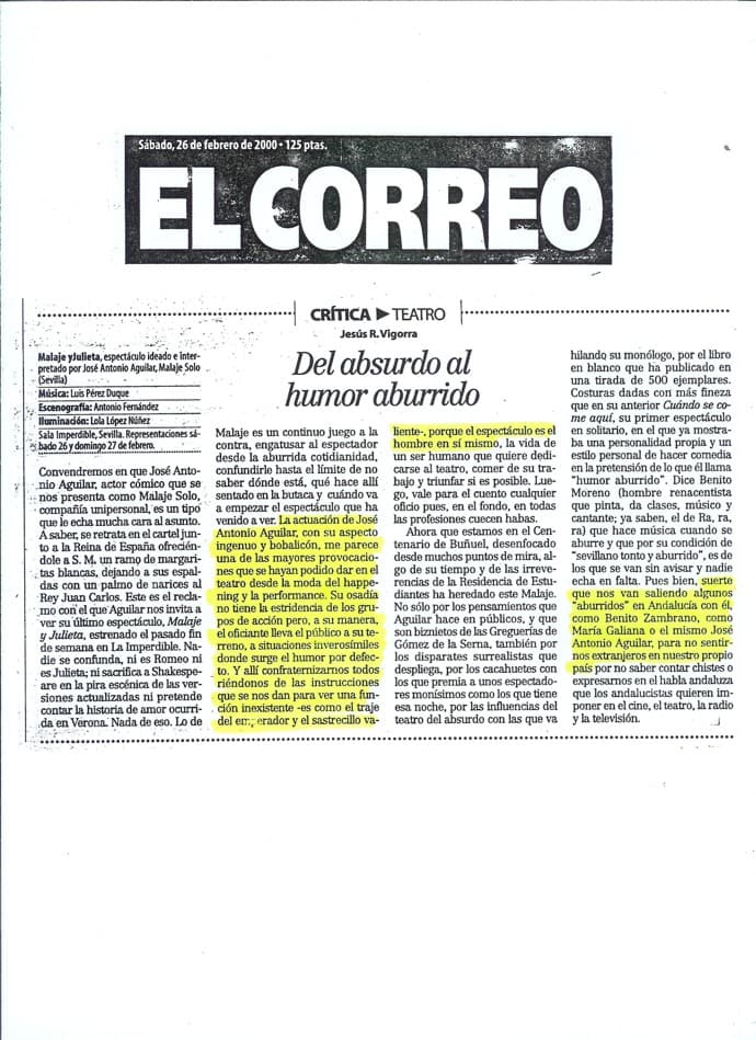 Críticas de Malaje y Julieta — imagen 2